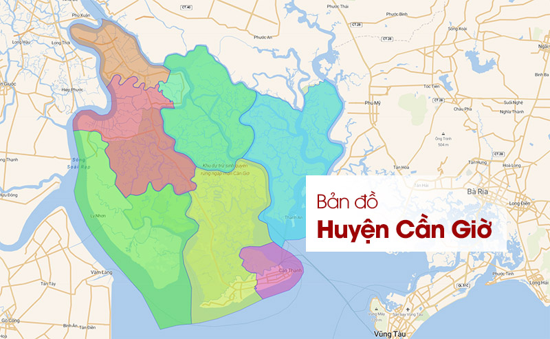 Bản đồ Huyện Cần Giờ: Cập nhật hạ tầng, phân khu và tiềm năng phát triển