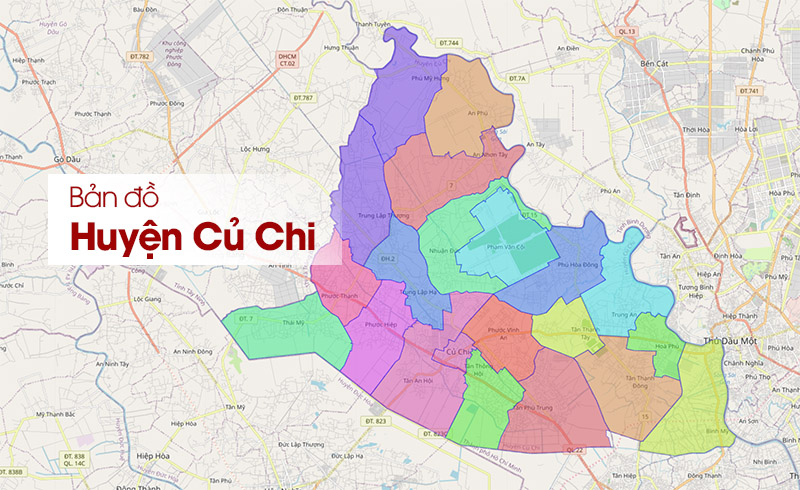 Bản đồ Huyện Củ Chi TPHCM: Vị trí, Phân loại, Quy hoạch Sử dụng Đất