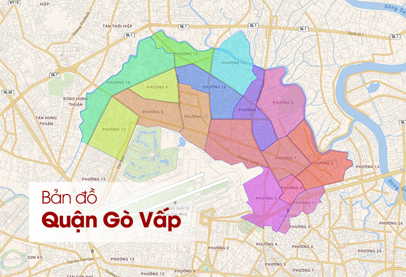 Bản đồ Quận Gò Vấp, TP.HCM: Cập nhật 2024