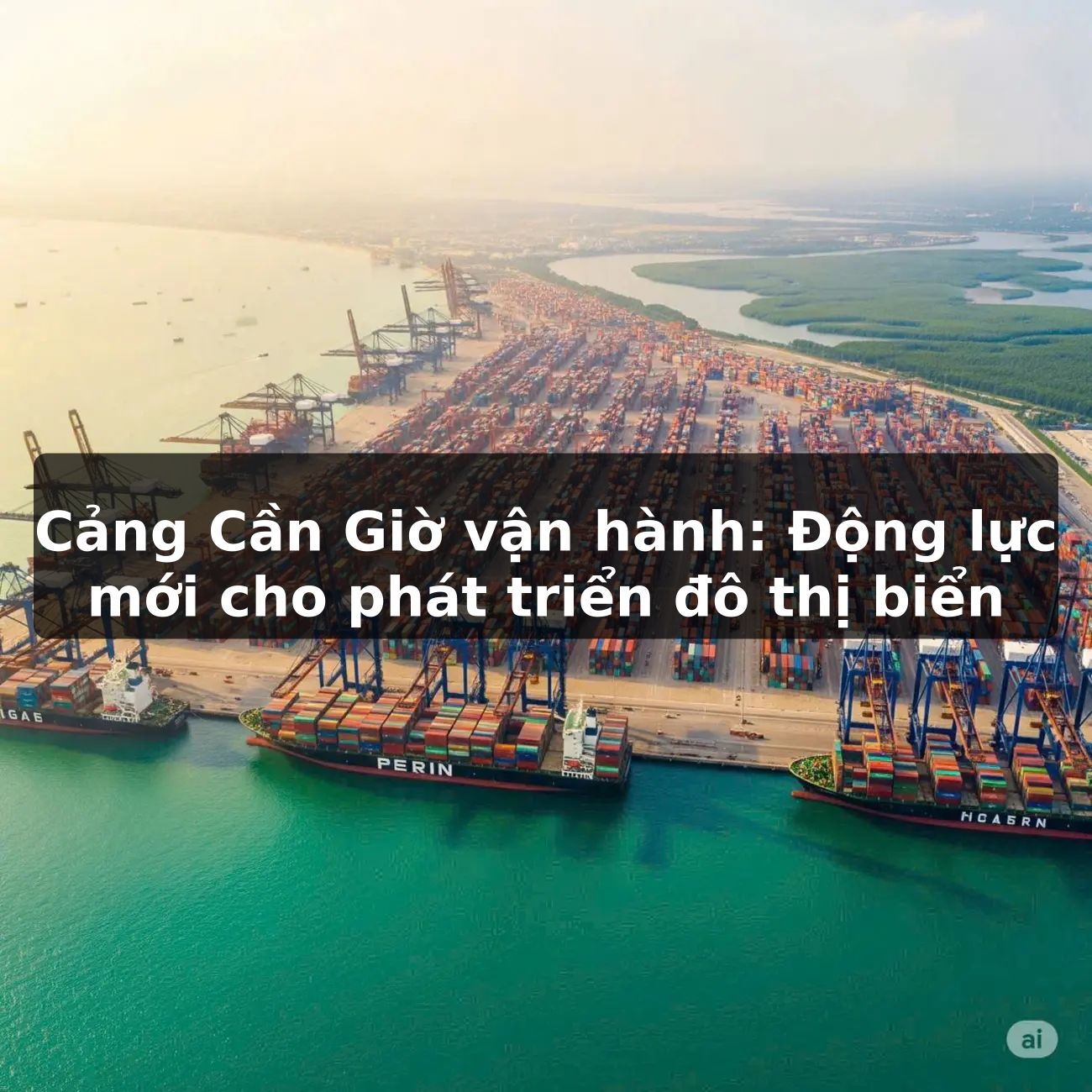 Cảng Cần Giờ vận hành: Động lực mới cho phát triển đô thị biển