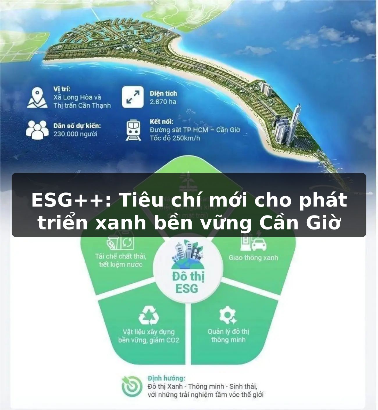 ESG++: Tiêu chí mới cho phát triển xanh bền vững Cần Giờ