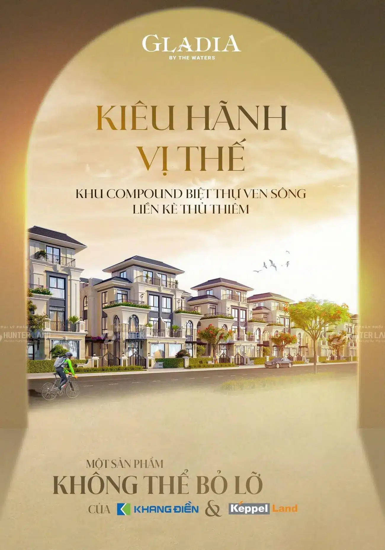 Gladia: Vị trí trung tâm, kết nối giao thông thuận tiện