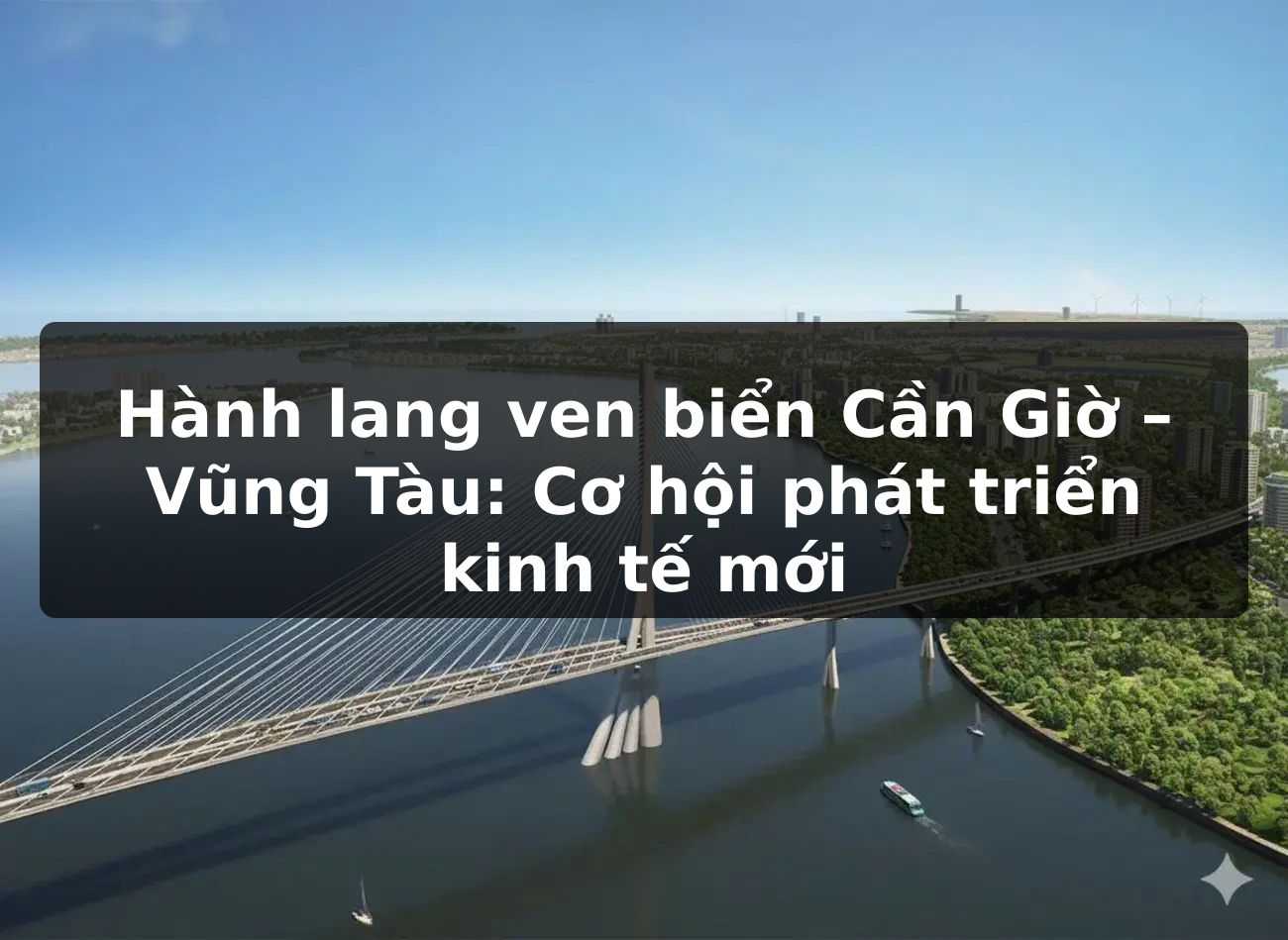 Hành lang ven biển Cần Giờ – Vũng Tàu: Cơ hội phát triển kinh tế mới
