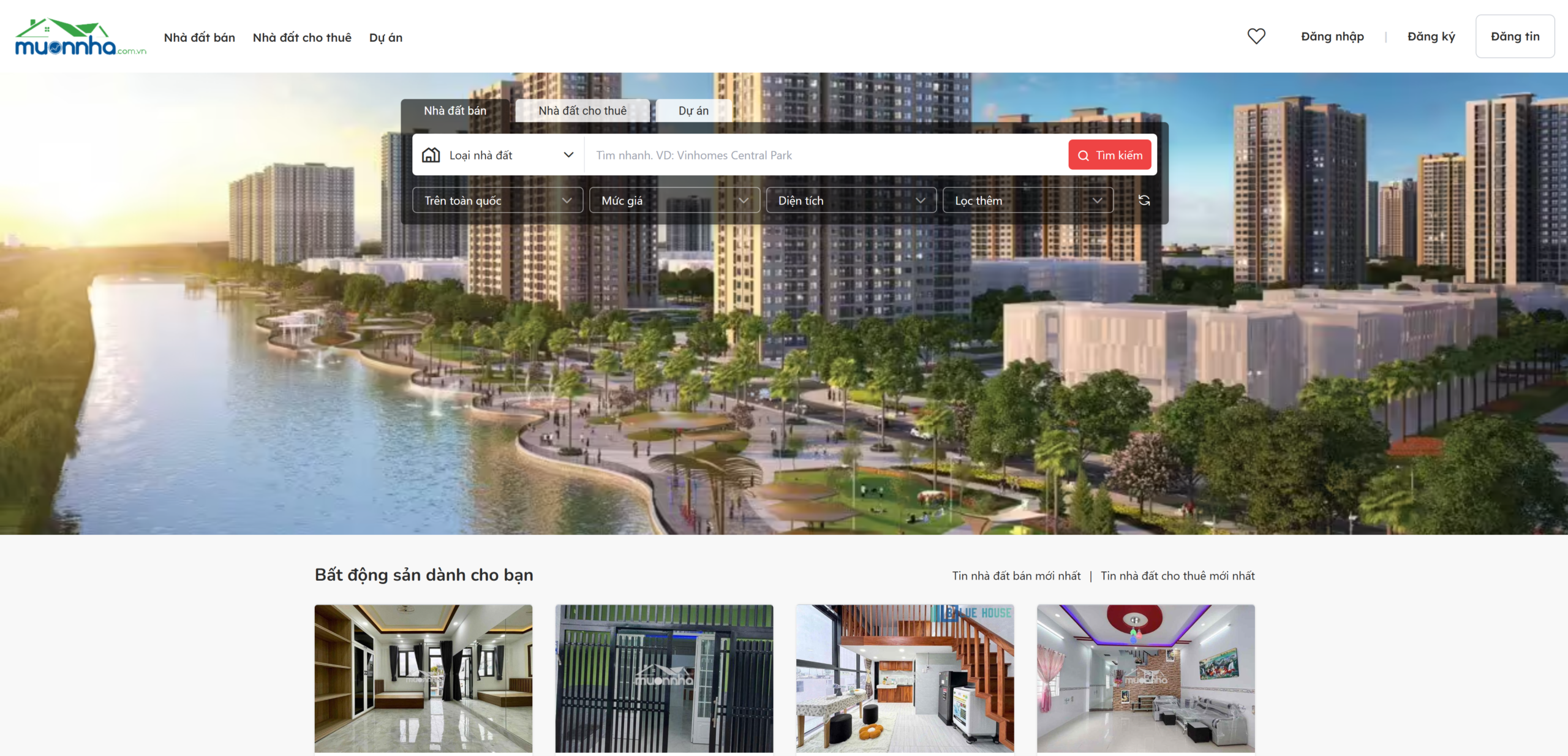 MuonNha.com.vn: Tìm kiếm và kết nối bất động sản trực tuyến