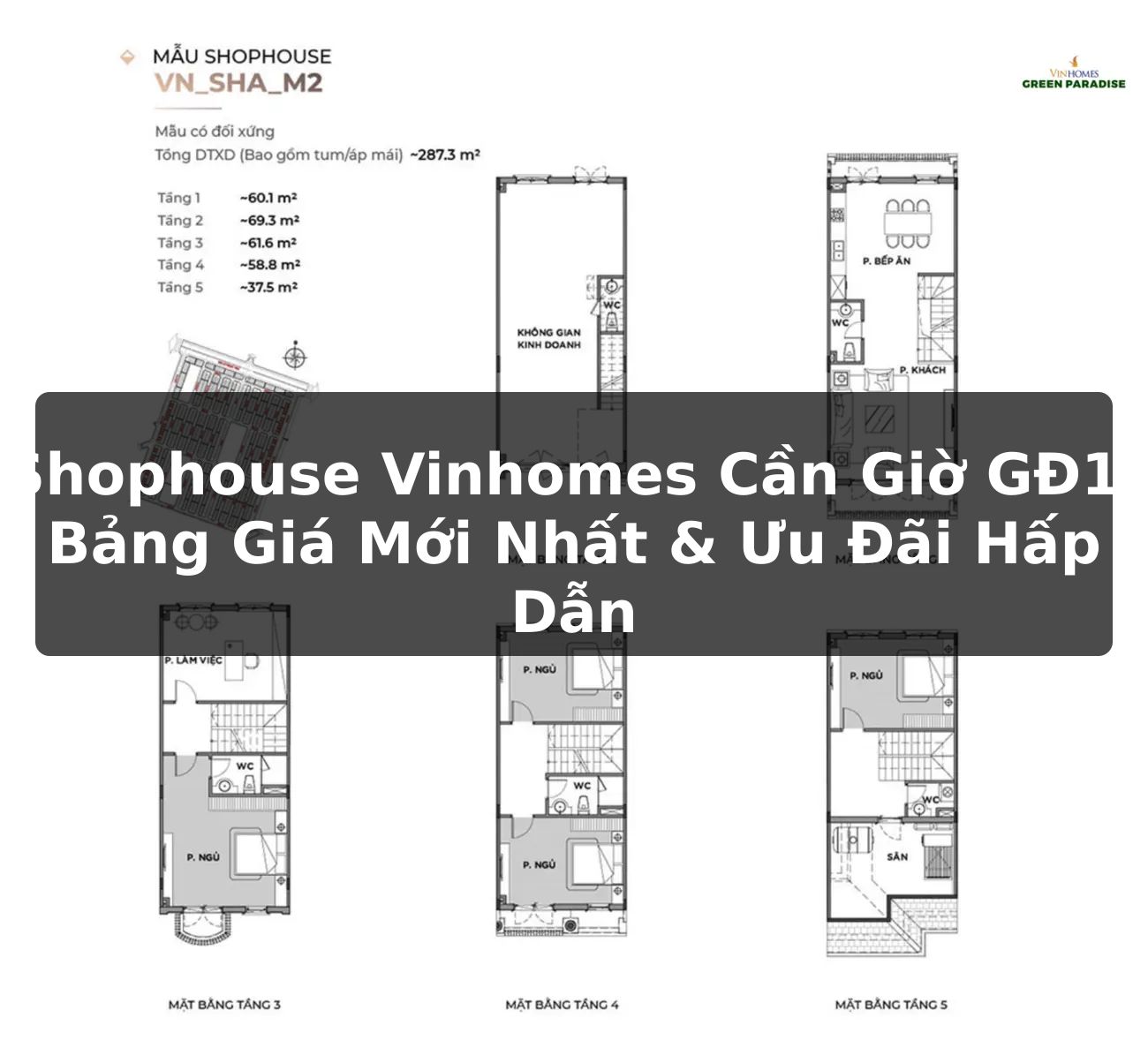 Shophouse Vinhomes Cần Giờ GĐ1: Bảng Giá Mới Nhất & Ưu Đãi Hấp Dẫn