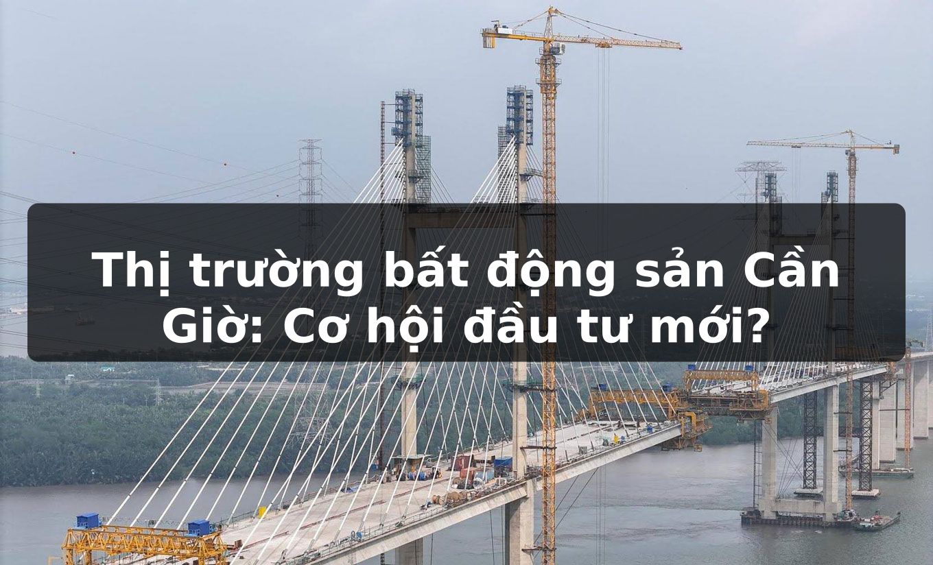 Thị trường bất động sản Cần Giờ: Cơ hội đầu tư mới?