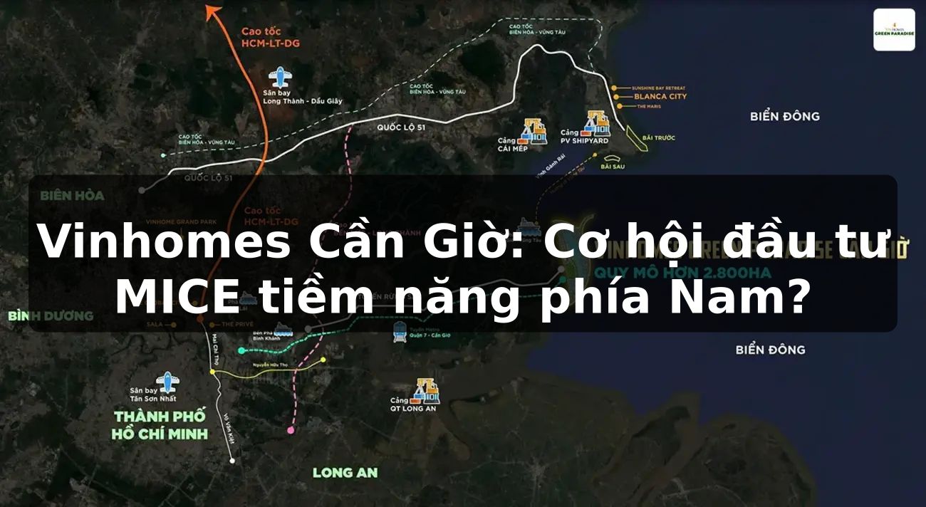 Vinhomes Cần Giờ: Cơ hội đầu tư MICE tiềm năng phía Nam
