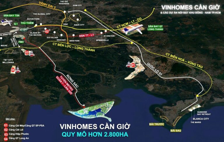 Vinhomes Green Paradise Cần Giờ: Kết nối giao thông thuận tiện