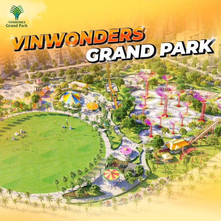 VinWonders Grand Park: Vui chơi giải trí, mua sắm, ẩm thực tại TP. Thủ Đức